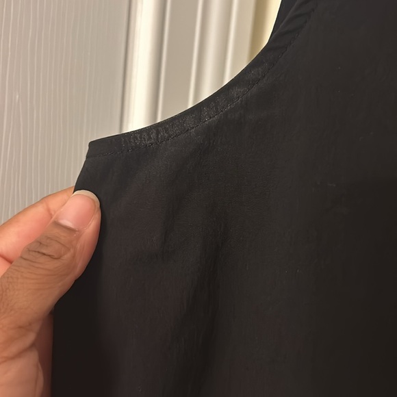 Tuckernuck | NEW Black Sleeveless Charlie Shirt Preppy Mini Dress Size M - Picture 3 of 3